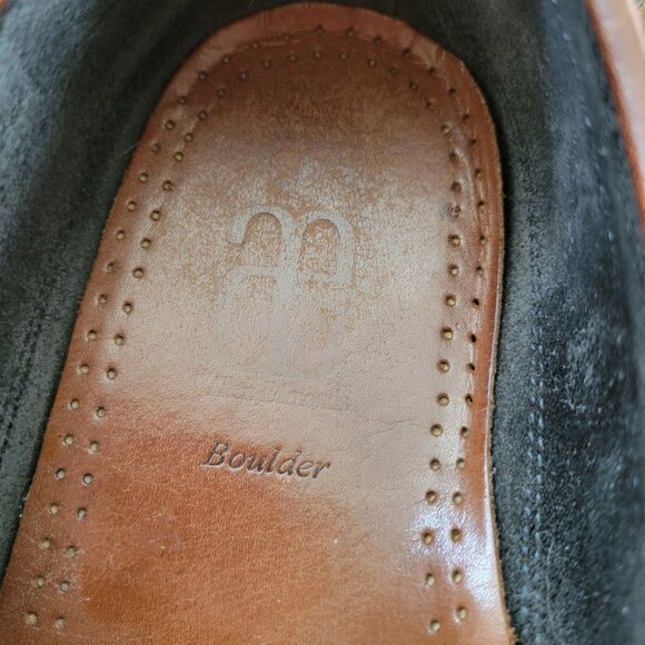 Allen Edmonds Boulder 11 3E Brown Black Leather Slip On Loafers Twee Preppy Acad main image 6